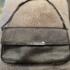 Michael Kors Reptile-Print Clutch Purse